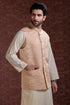 PEACH-WAIST COAT-(BWR-506)